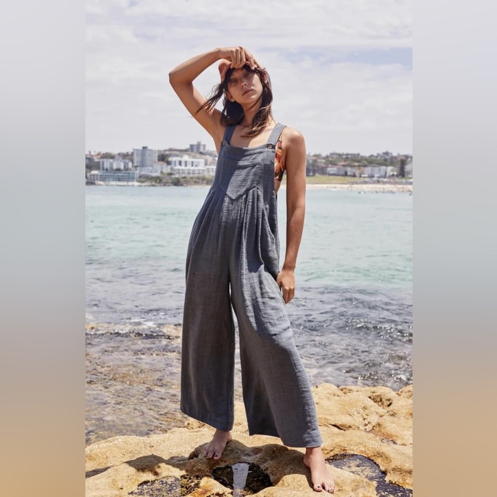 Free People Sun-Drenched Overalls